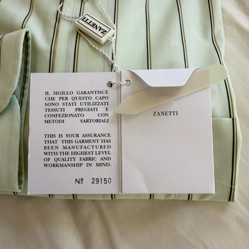 ZANETTI ITALY,👔 Men's Shirt - Picture 8 of 8